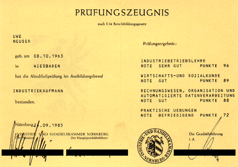 Zeugnis